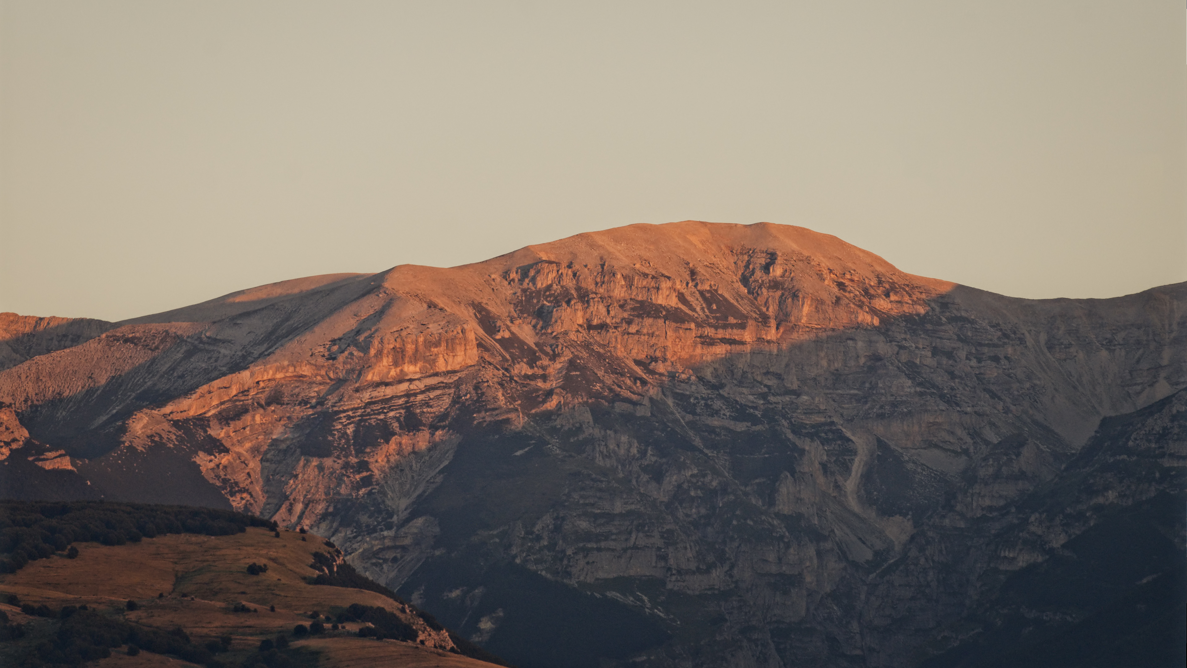 Tramonto su Monte Focolone